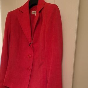 Evan picone skirt suit coral size 4